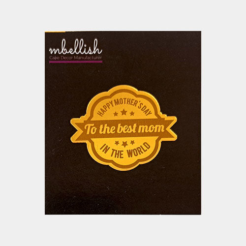 Best Mom Acrylic Coins/Charms, Size - 2 inches, Pack of 5, SKU - 11566