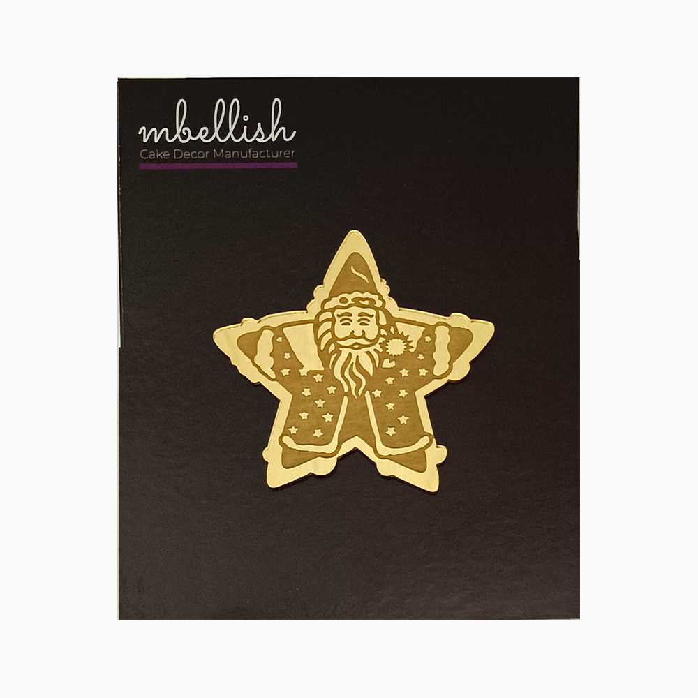 Merry Christmas Santa Acrylic Coins/Charms, Size - 2 inches, Pack of 5, SKU - AC11072