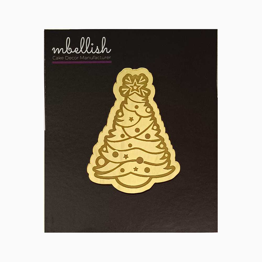 Merry Christmas Tree Acrylic Coins/Charms, Size - 2 inches, Pack of 5, SKU - AC11074