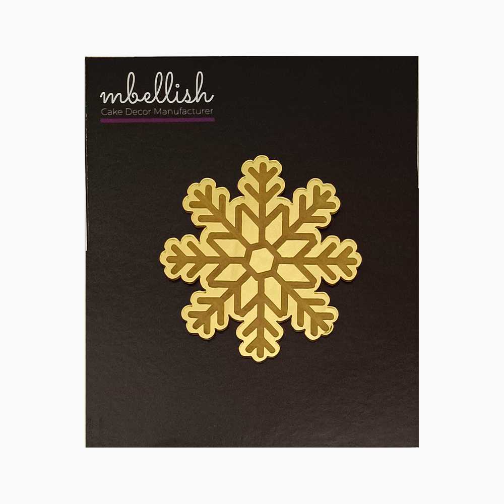 Snowflake Acrylic Coins/Charms, Size - 2 inches, Pack of 5, SKU - AC11075