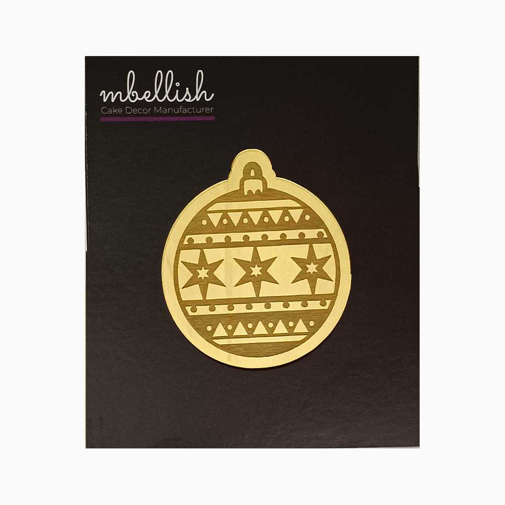 Merry Christmas Ornament Acrylic Coins/Charms, Size - 2 inches, Pack of 5, SKU - AC11080