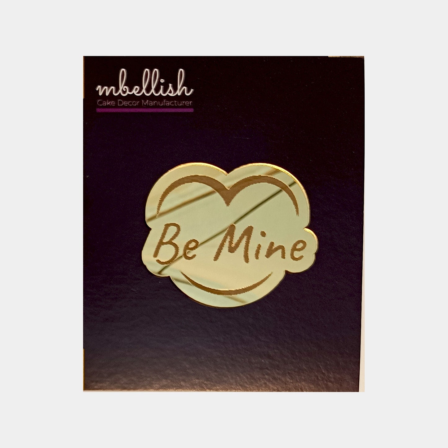 Be Mine Acrylic Coins/Charms, Size - 2 inches, Pack of 5, SKU - AC11201
