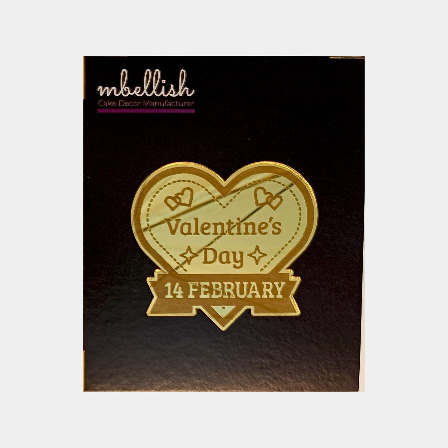 Happy Valentine's Day Acrylic Coins/Charms, Size - 2 inches, Pack of 5, SKU - AC11202