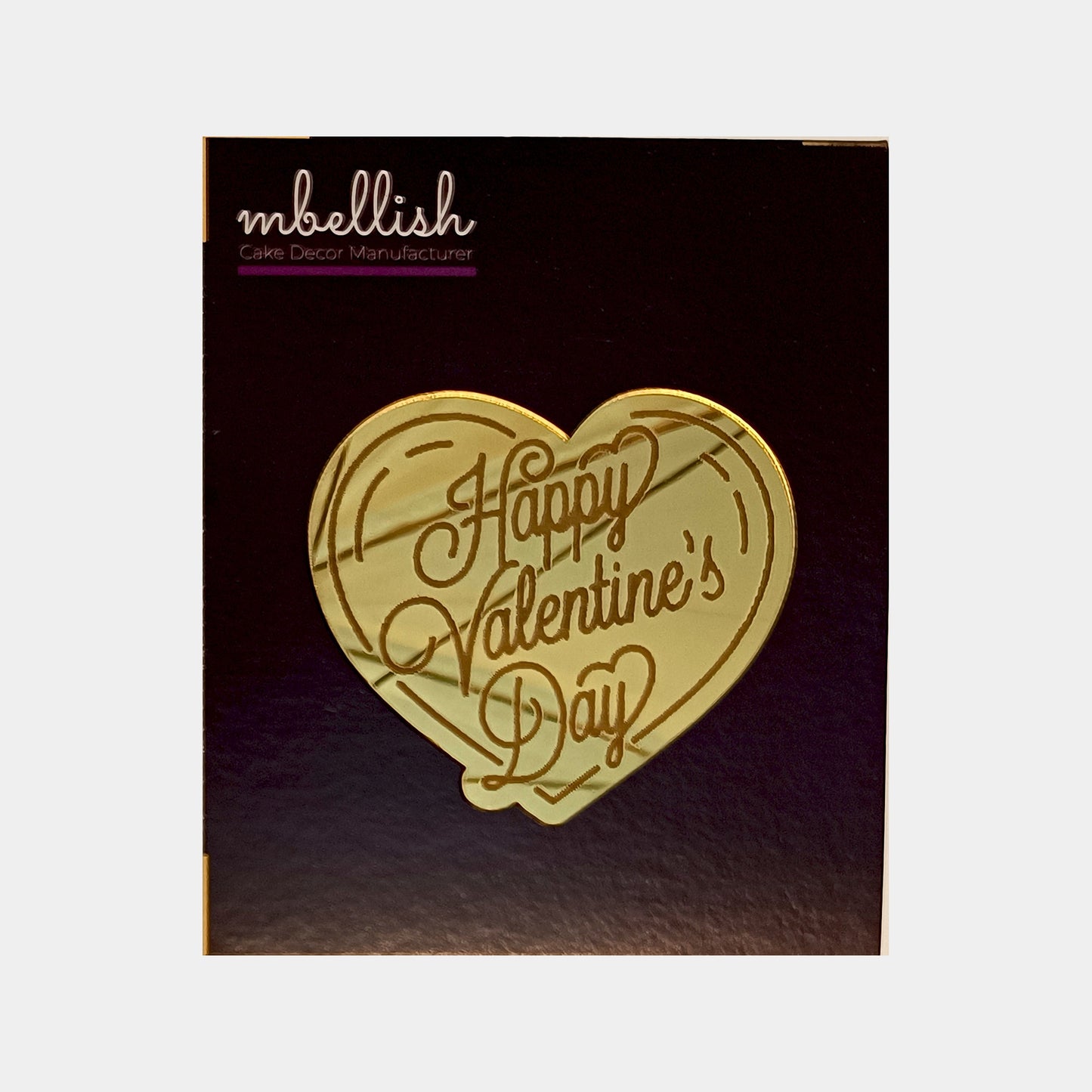 Happy Valentine's Day Acrylic Coins/Charms, Size - 2 inches, Pack of 5, SKU - AC11204