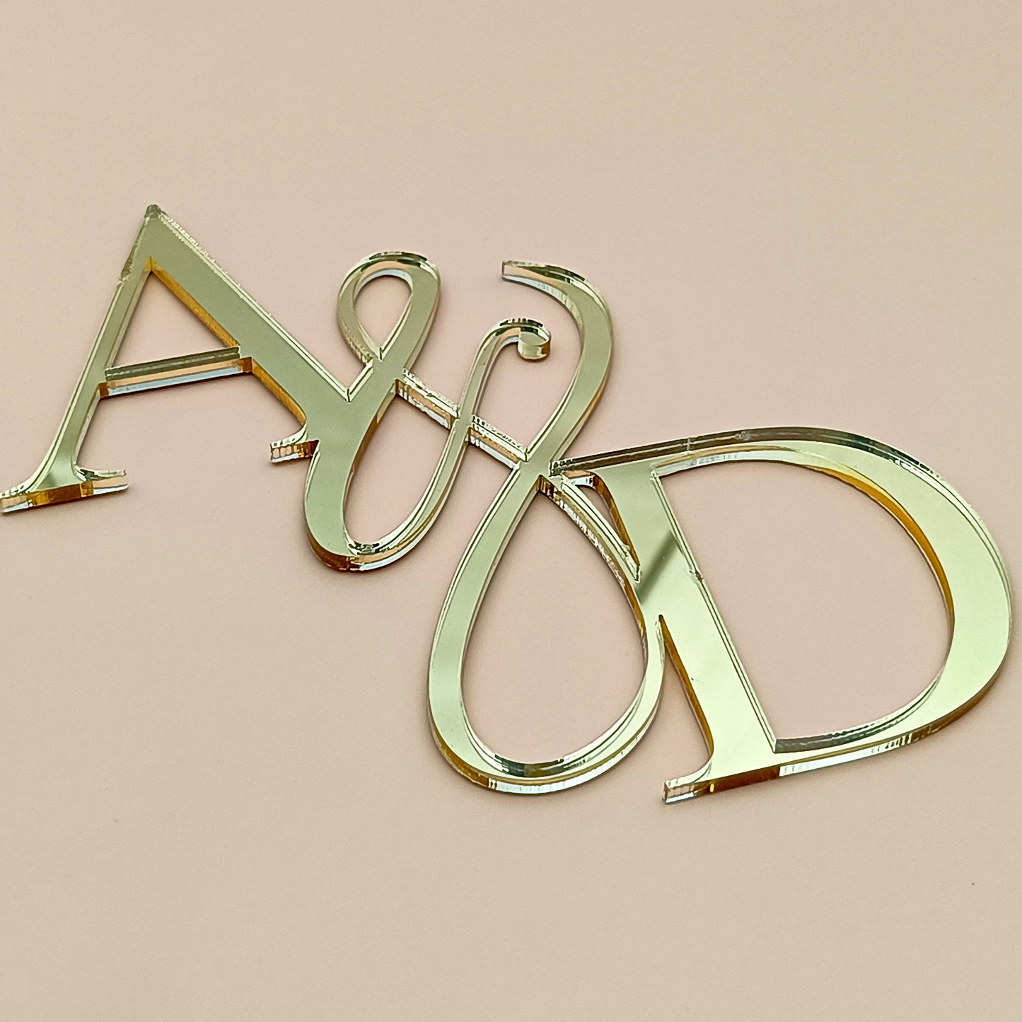 Personalized Wedding/Anniversary Acrylic Cake Topper - CWA08