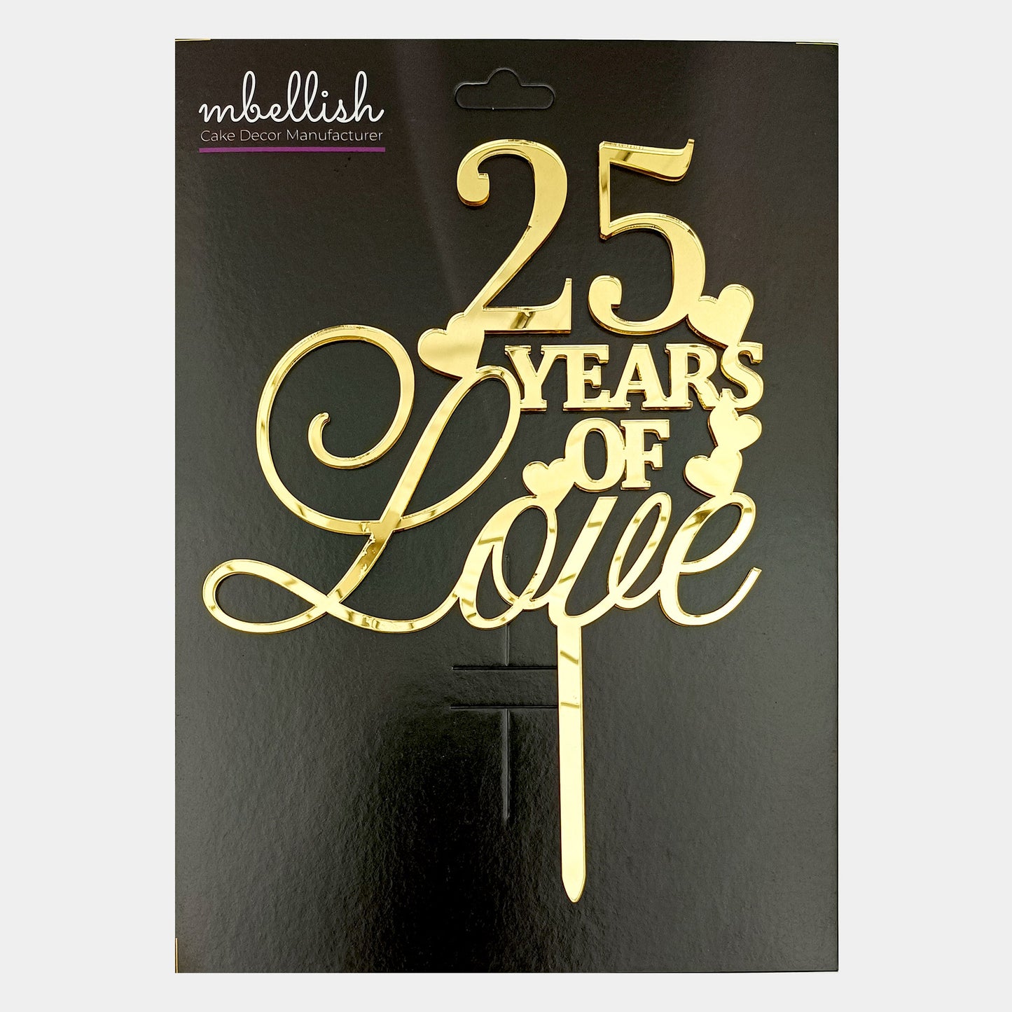 Personalized Wedding/Anniversary Acrylic Cake Topper - CWA10