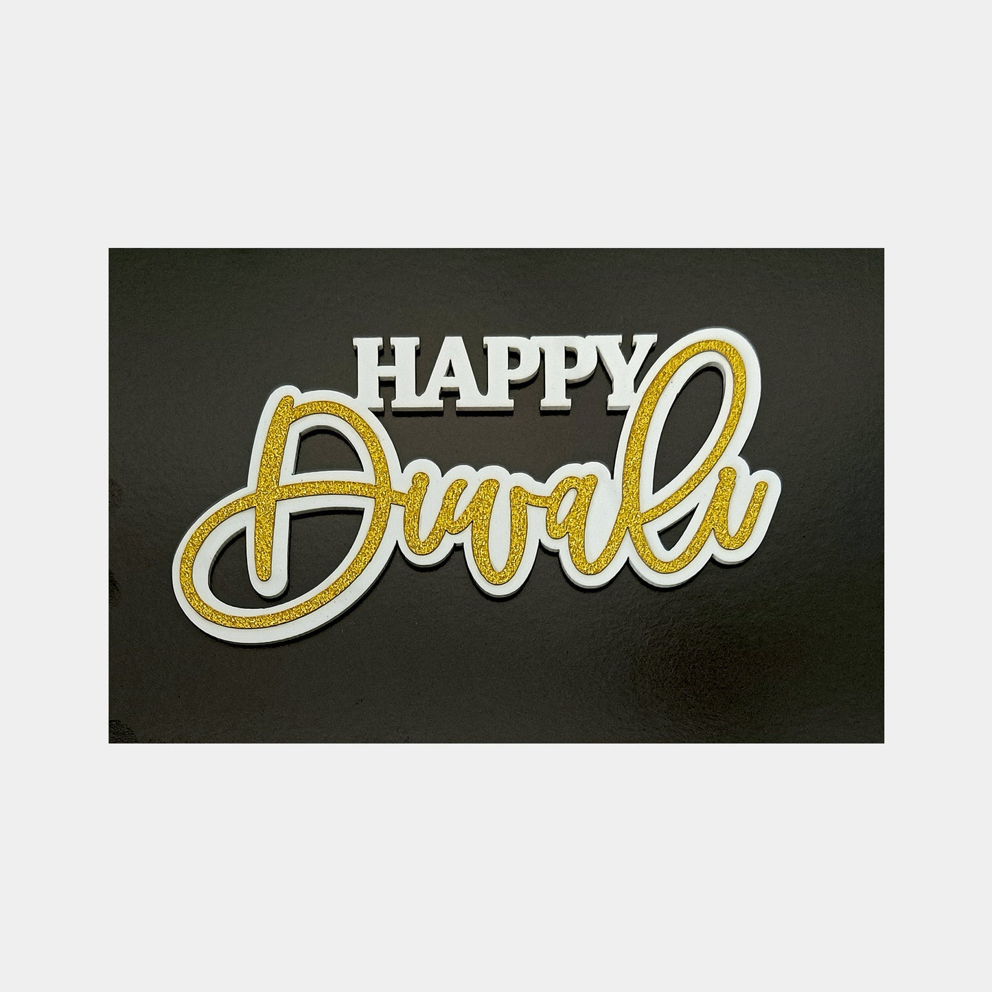 Happy Diwali Acrylic Premium Charms, Size - Medium, Pack of 1, SKU - DC4