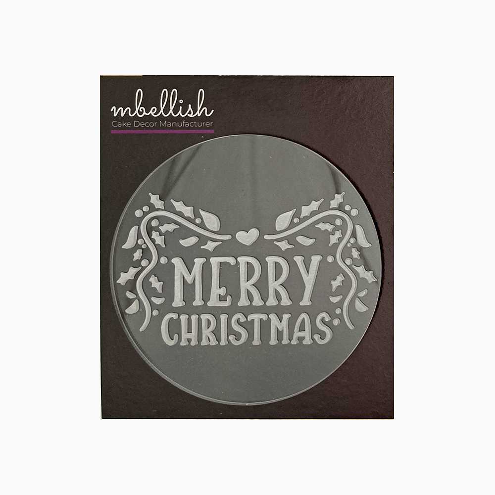 Merry Christmas Embosser, Size-3", Pack of 1, Sku - EM11132
