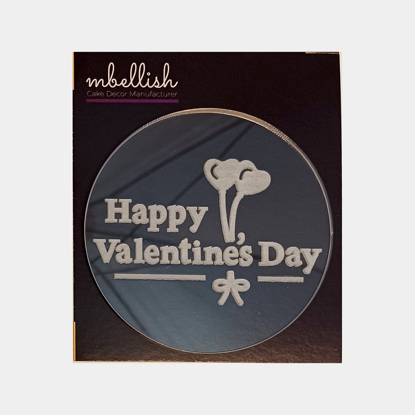 Happy Valentine's Day Embosser, Size-3", Pack of 1, Sku - EM11229