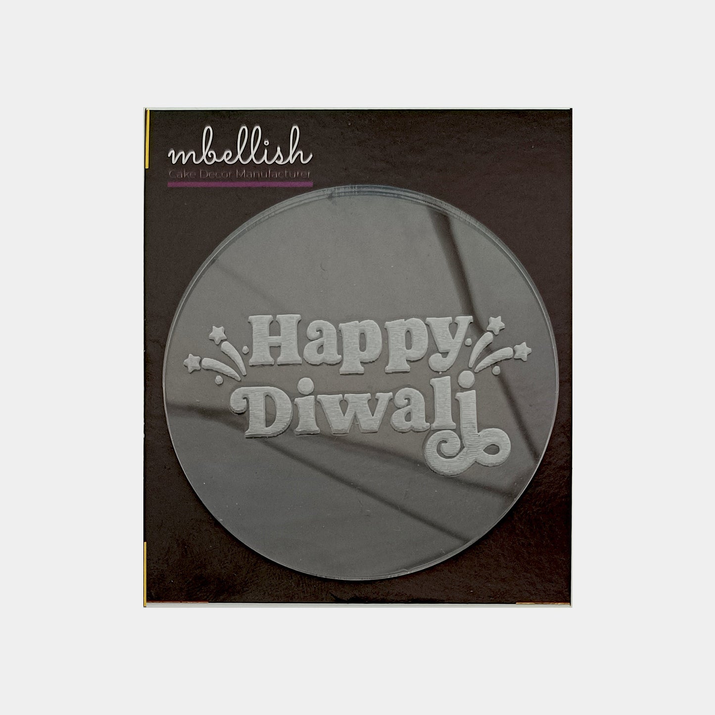 Happy Diwali Embosser, Size-3", Pack of 1, Sku - EM3