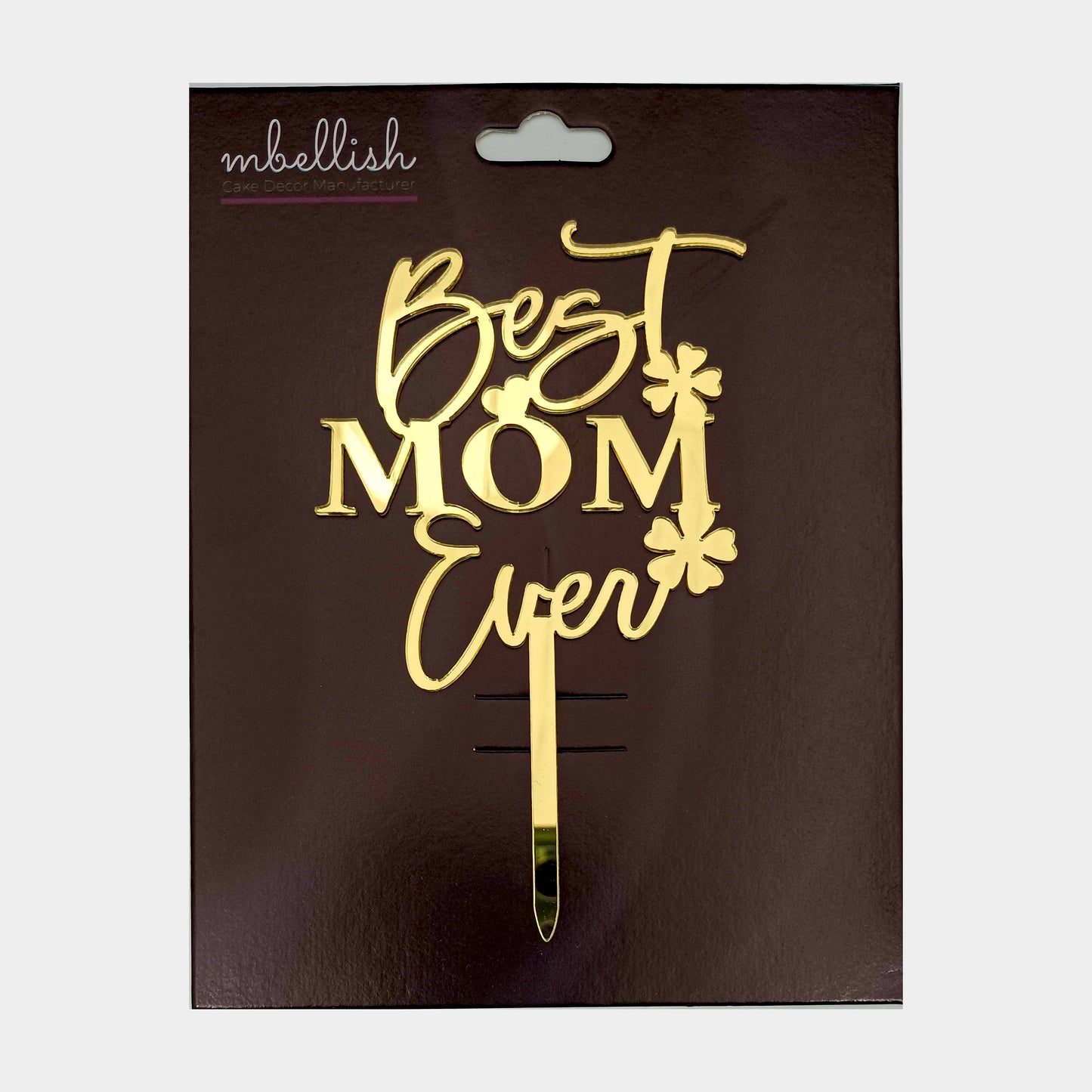 Mother's Day Acrylic Cake Topper, Size - Medium, Pack of 1, SKU-md254t009