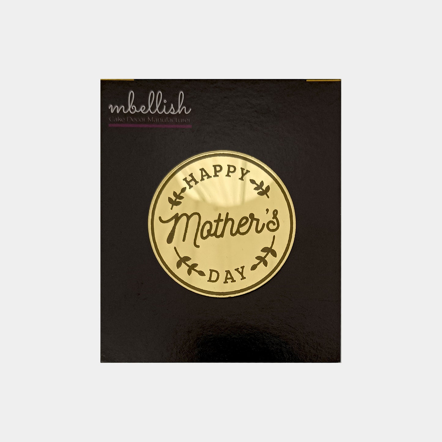 Happy Mother's Day Acrylic Coins/Charms, Size - 2 inches, Pack of 5, SKU - MD25AC001