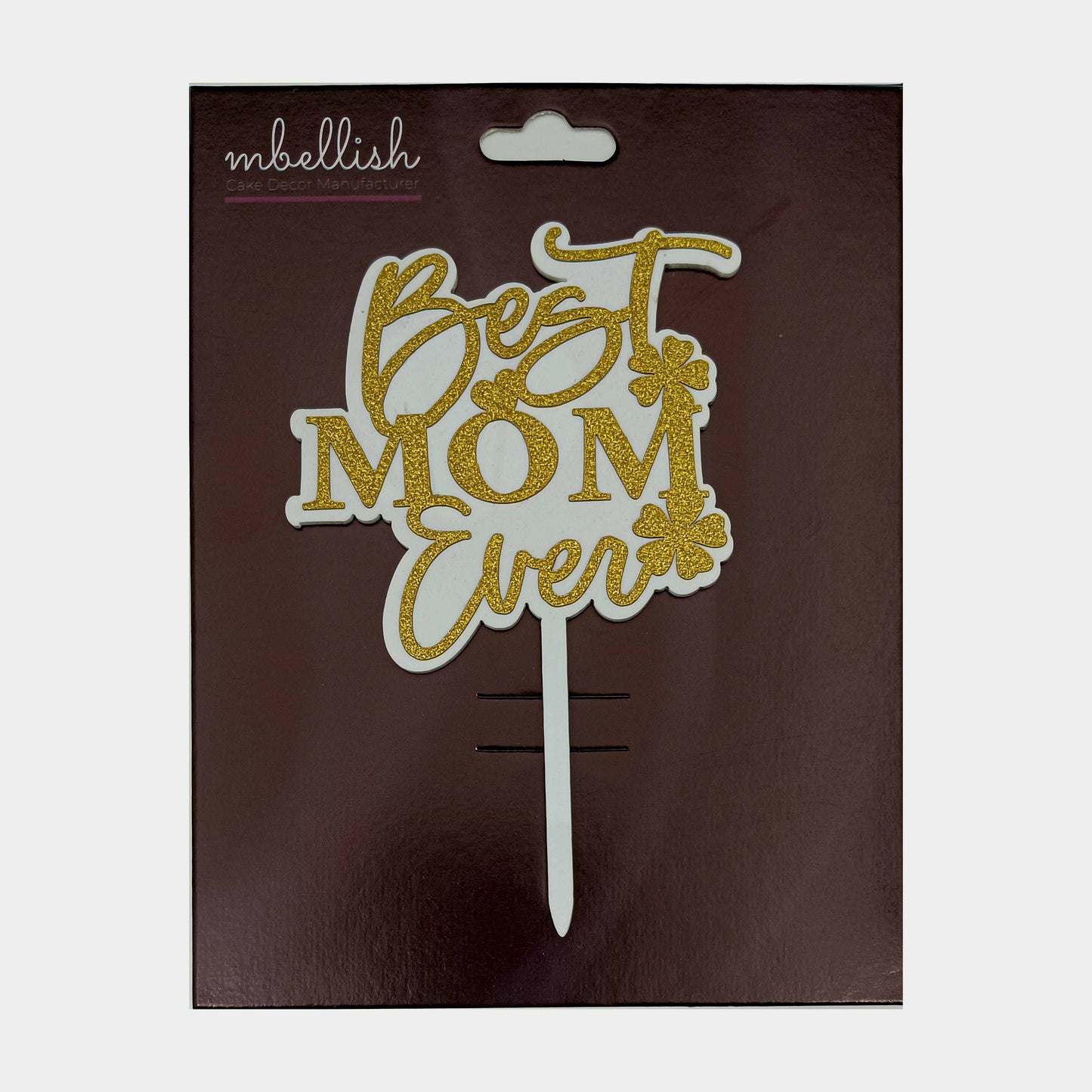 Mother's Day Acrylic Cake Topper Premium Double Layer, Size - Medium, pack of 1, Sku-MD25DLT001