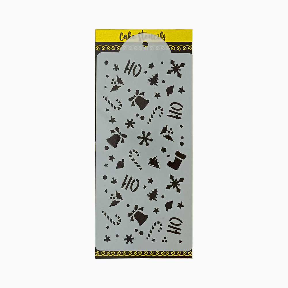 Merry Christmas Stencil Design Size – 3.75 x 7.5 inches ~ Pack of 1, Sku - SL11157