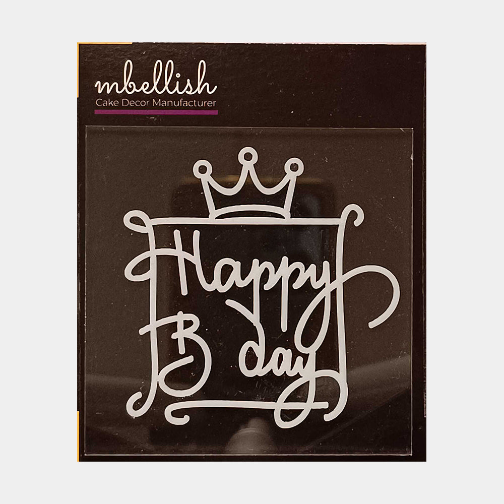 Happy Birthday Acrylic Stamp, SKU - SP10280