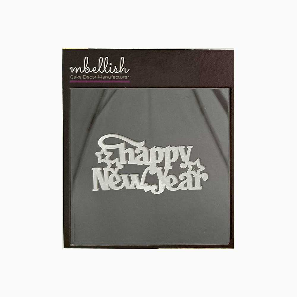 Happy New Year Acrylic Stamp, Size - 3", Pack of 1, Sku - SP11127