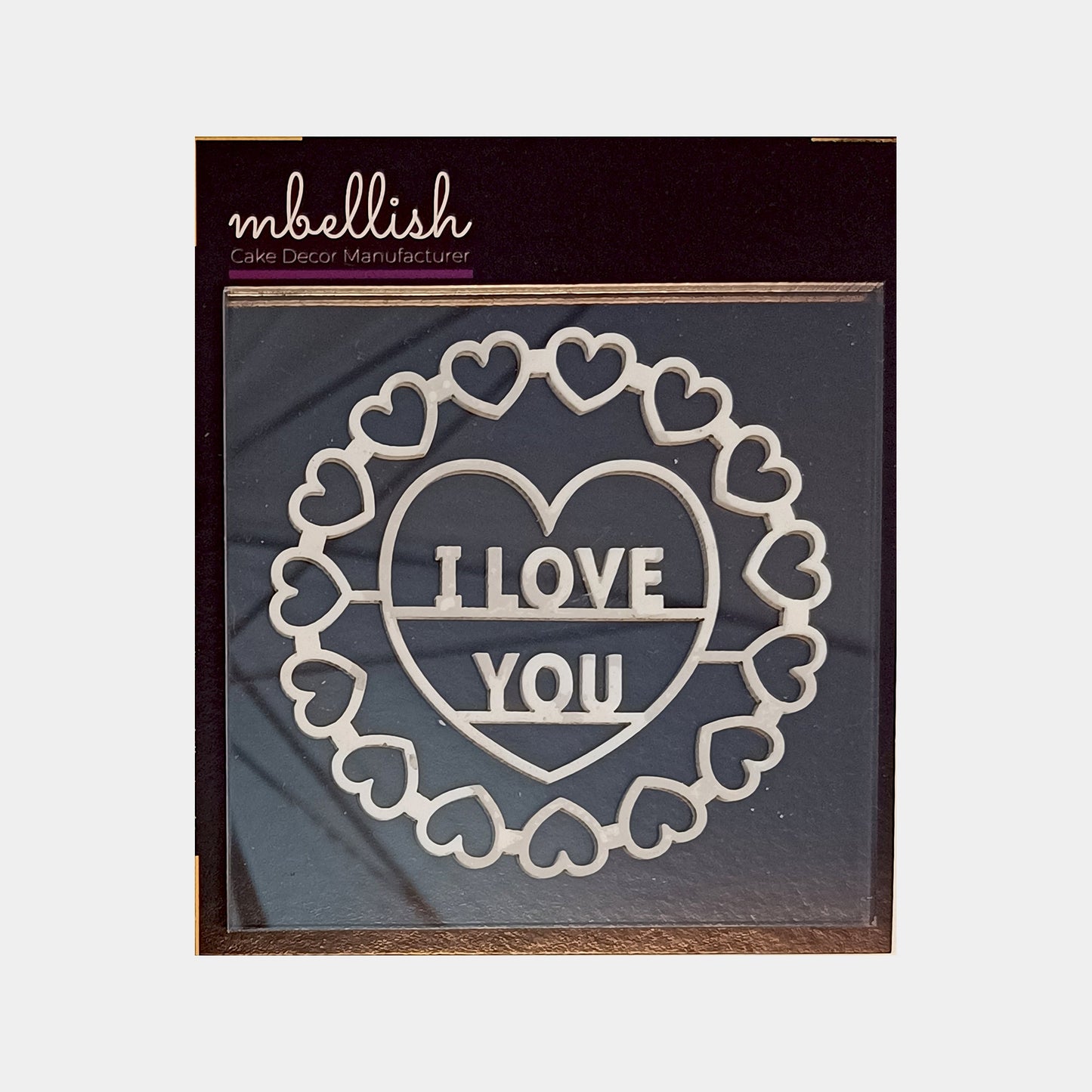 I love you Acrylic Stamp, Size - 3", Pack of 1, Sku - SP11213