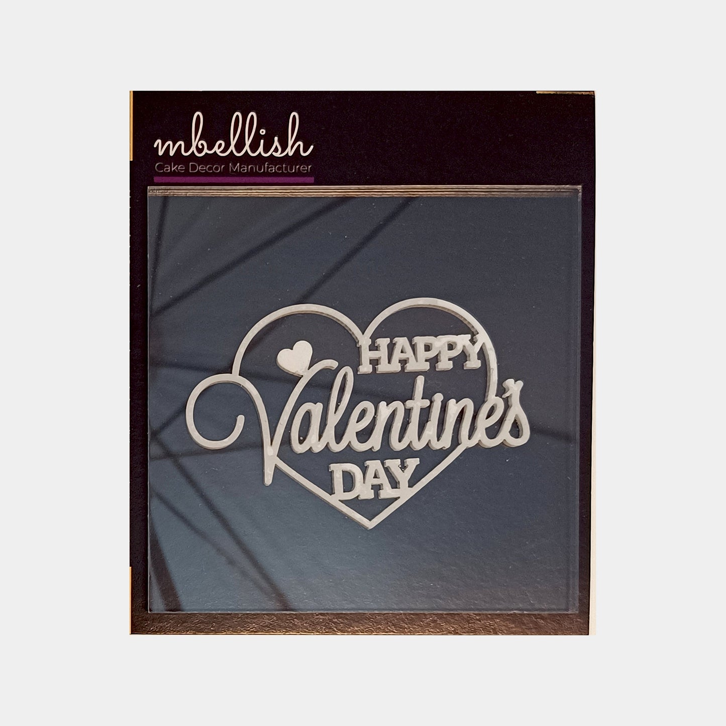 Happy Valentine's Day Acrylic Stamp, Size - 3", Pack of 1, Sku - SP11217