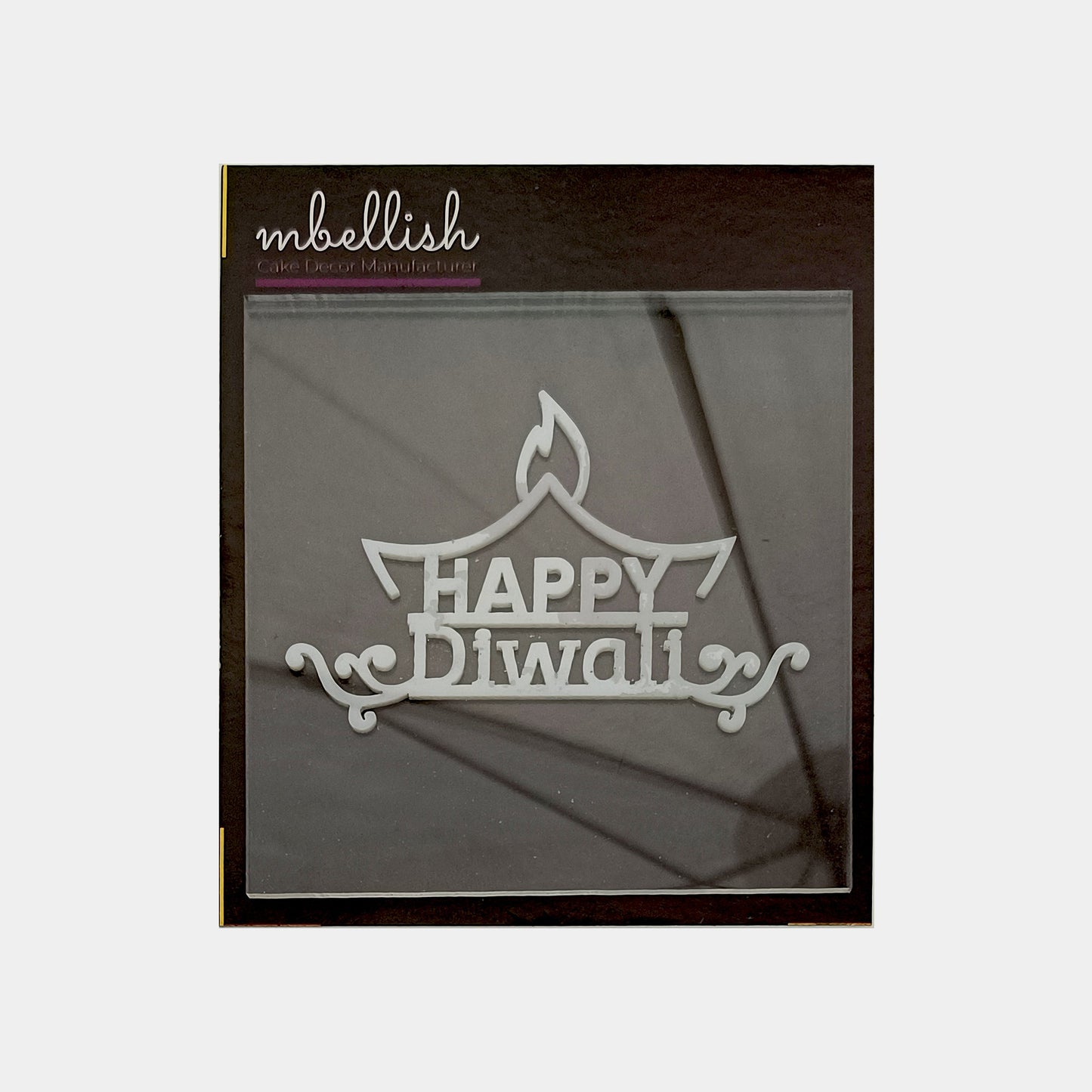 Happy Diwali Stamp, Size - 3", Pack of 1, Sku - ST5