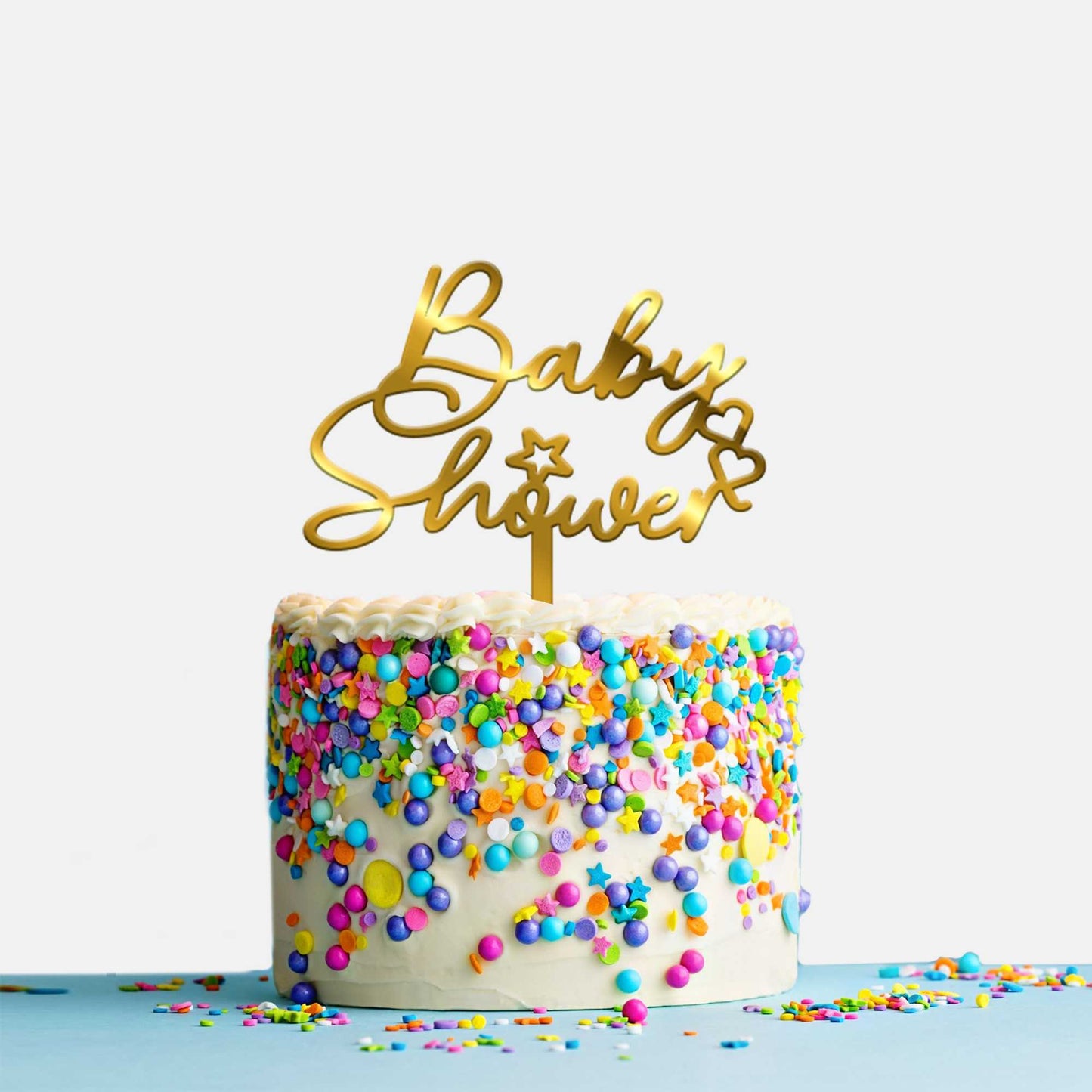 Baby Shower Acrylic Cake Topper, Size - Medium, Pack of 1, SKU-TR10546