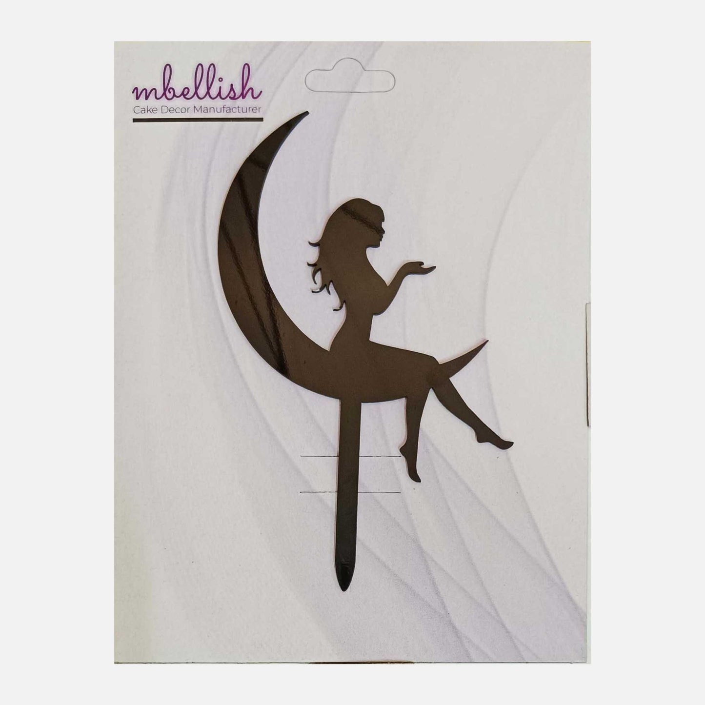 Women Acrylic Cake Topper, Size - Medium, SKU-TR10855