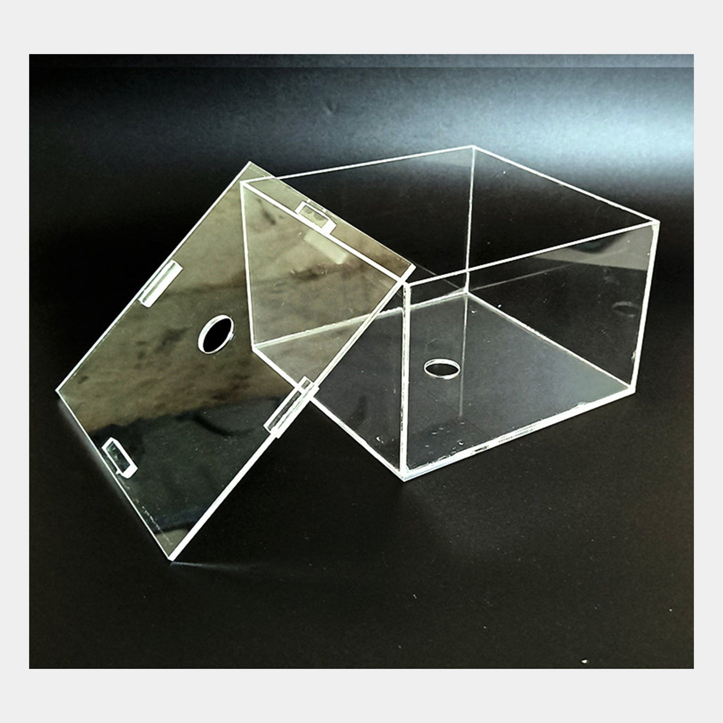 Premium Acrylic Cake Spacers Reusable Separator Tiers - Square 6 inches
