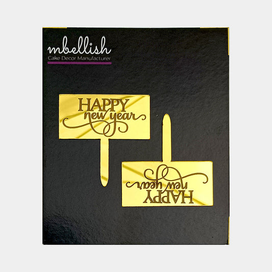 Merry Christmas Acrylic Cake Topper, Size - Small, Pack of 20, SKU-11513