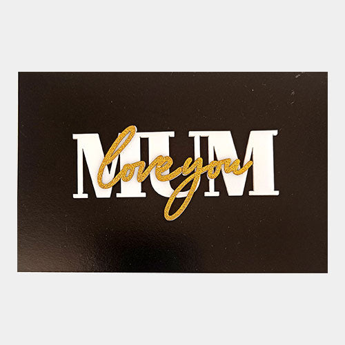 love you Mom Acrylic Premium Charms, Size - Medium, Pack of 1, SKU - 11576