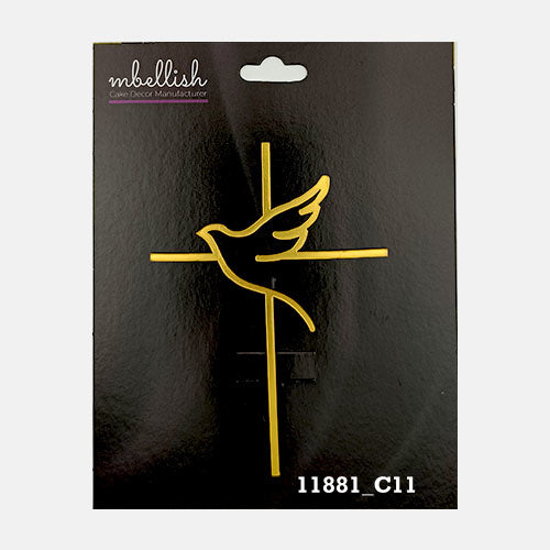 Faith Premium Acrylic Cake Topper, Medium Size (4 inches), Pack of 1. SKU-11881