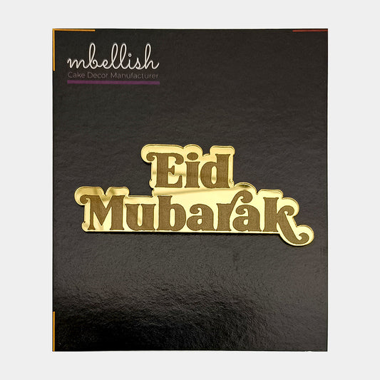 Eid Mubarak Acrylic Coins/Charms, Size - 2 inches, Pack of 5, SKU - AC11324