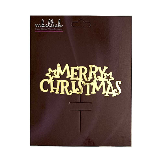 Merry Christmas Acrylic Sticker, Size -3.75/4 in ~, Pack of 5, Sku - AS11140
