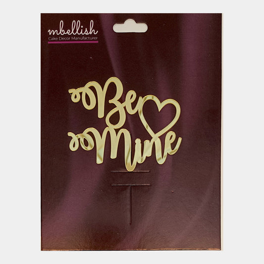 Be Mine Acrylic Sticker, Size -3.75/4 in ~, Pack of 5, Sku - AS11235