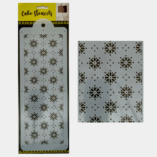 Festive Stencil Design Size - 4 x 12 inches ~ Pack of 1, Sku - BSL6
