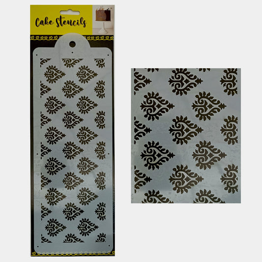Festive Stencil Design Size - 4 x 12 inches ~ Pack of 1, Sku - BSL7