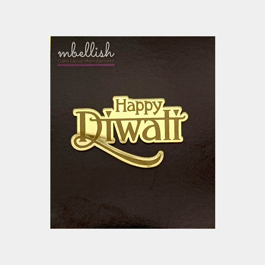 Happy Diwali Acrylic Coins/Charms, Size - 2 inches, Pack of 5, SKU - C13
