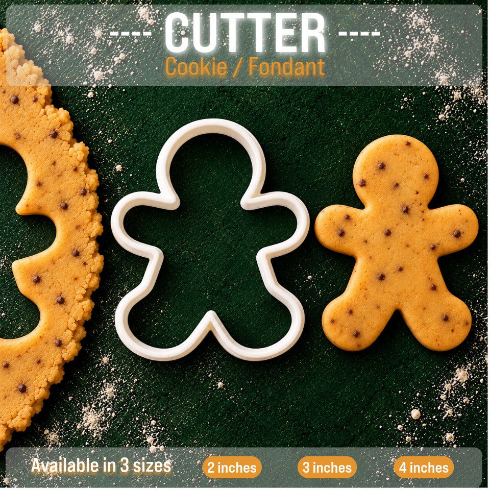 Gingerbread Man Cookie/Fondant Cutter SKU - CN_CT_02