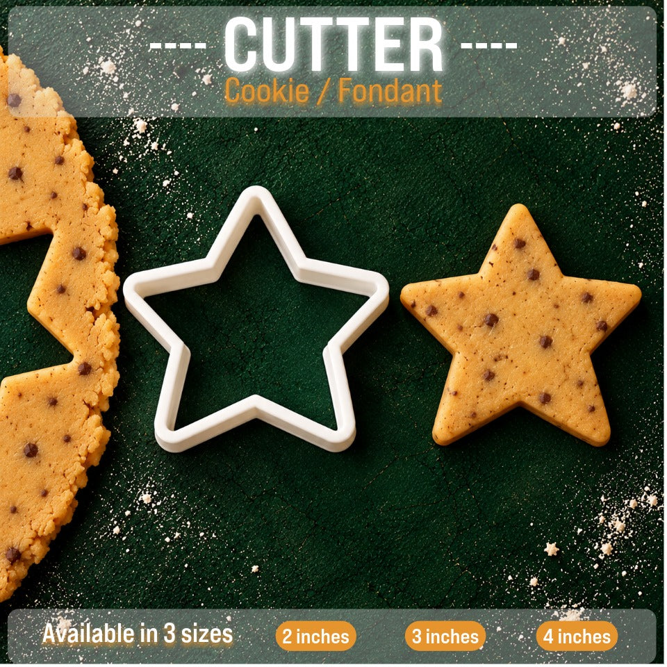 Star Cookie/Fondant Cutter SKU - CN_CT_04
