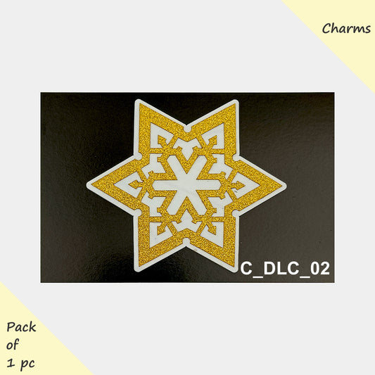 Christmas Acrylic Premium Charms, Size - Medium, Pack of 1, SKU - C_DLC_02