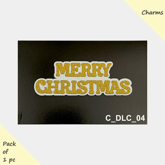 Christmas Acrylic Premium Charms, Size - Medium, Pack of 1, SKU - C_DLC_04