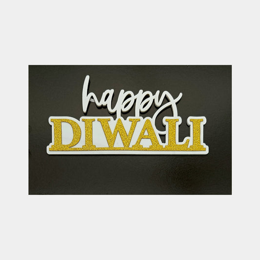Happy Diwali Acrylic Premium Charms, Size - Medium, Pack of 1, SKU - DC3