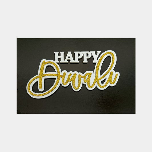 Happy Diwali Acrylic Premium Charms, Size - Medium, Pack of 1, SKU - DC4