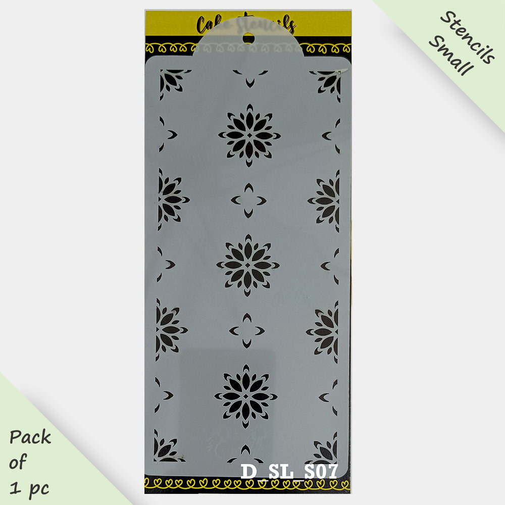 Diwali Stencil Design Size - 4 x 12 inches ~ Pack of 1, Sku - D_SL_S07