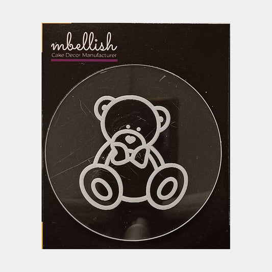 Teddy Bear Acrylic Embosser, SKU - EM10311