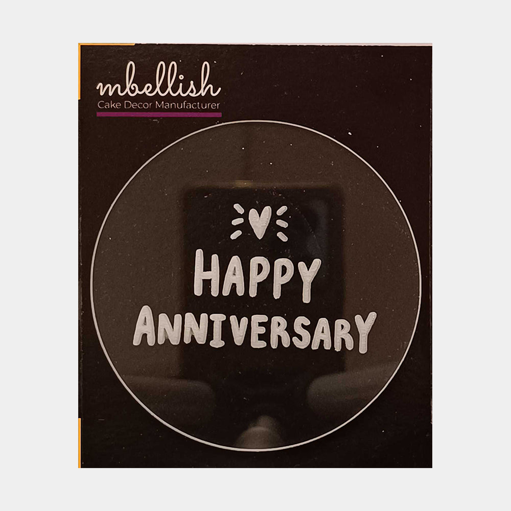 Happy Anniversary Acrylic Embosser, SKU - EM10327