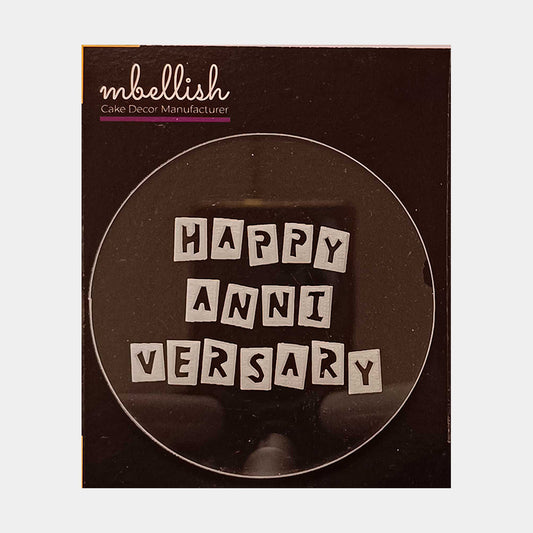 Happy Anniversary Acrylic Embosser, SKU - EM10328