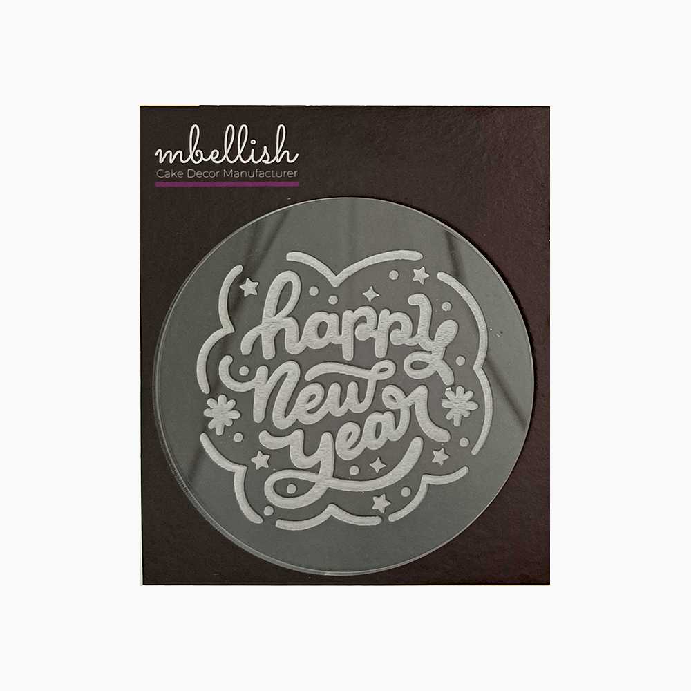 Happy New Year Embosser, Size-3", Pack of 1, Sku - EM11137