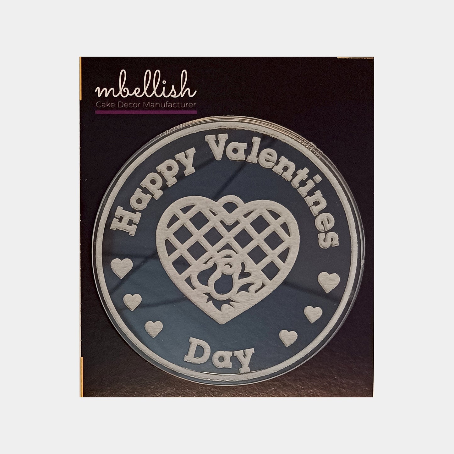 Happy Valentine's Day Embosser, Size-3", Pack of 1, Sku - EM11221
