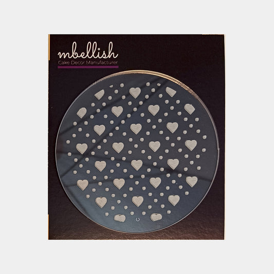 Hearts Embosser, Size-3", Pack of 1, Sku - EM11223