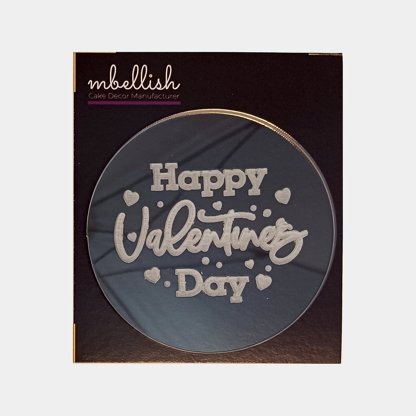 Happy Valentine's Day Embosser, Size-3", Pack of 1, Sku - EM11225