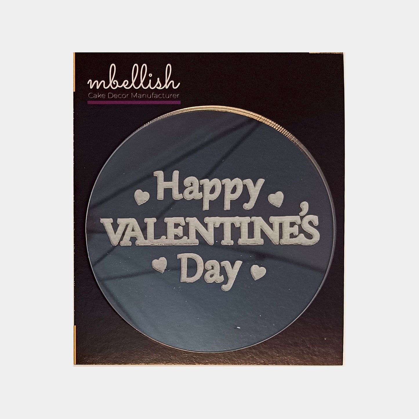 Happy Valentine's Day Embosser, Size-3", Pack of 1, Sku - EM11228